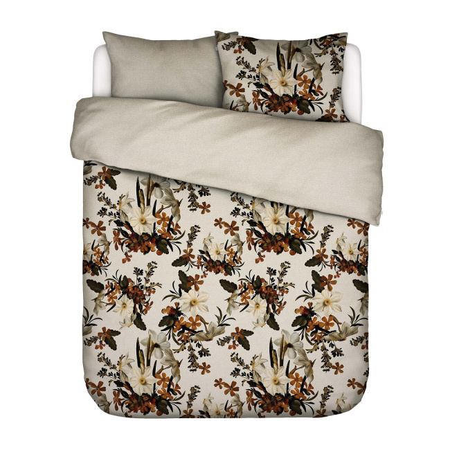 Bedding Daffodils Reunited 200x220cm with 2 pillowcases 60x70cm creamy