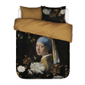 Bedding Floral Girl 200x220cm with 2 pillowcases 60x70cm black - 1