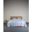 Bedding Zesty Cherry 135x200cm with pillowcase 80x80cm iceblue - 2