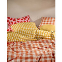 Bedding Checking-in 135x200cm with pillowcase 80x80cm orange - 2