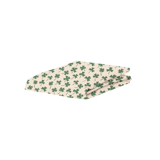 Prześcieradło Clover Lover 90x200cm piaskowy - 1