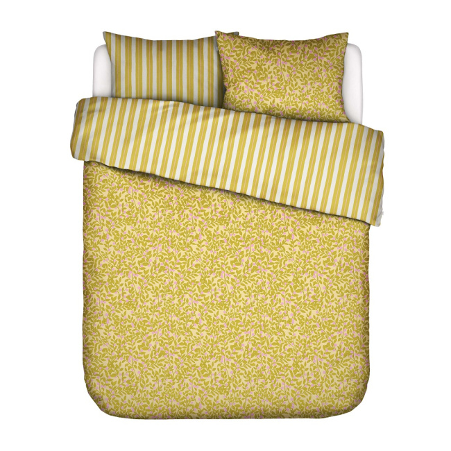 Bedding Petite Berry 200x220cm with 2 pillowcases 60x70cm yellow