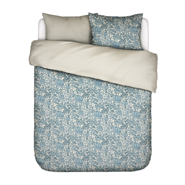 Bedding Ophelia 200x220cm with 2 pillowcases 60x70cm blue