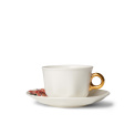 Cup with saucer Gallery 220ml for coffee white - 1