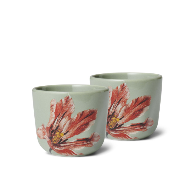 Set of 2 egg cups Gallery green