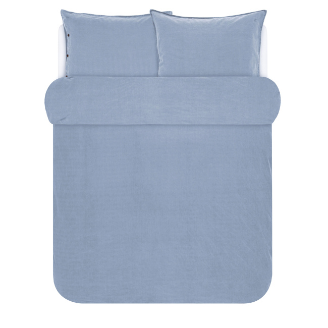 Bedding Senja 200x200cm with 2 pillowcases 80x80cm blue