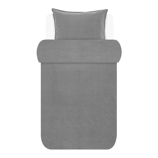 Bedding Senja 135x200cm with pillowcase 80x80cm grey