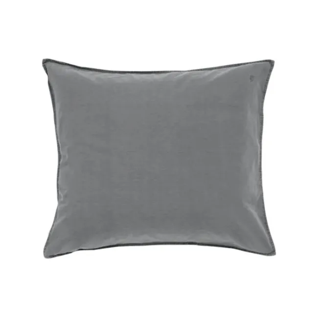 Poszewka na poduszkę Senja 40x80cm szara w drobną jodełkę