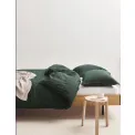 Bedding Valka 155x220cm with pillowcase 80x80cm dark green - 3