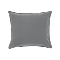 Poszewka na poduszkę Senja 60x70cm szara w drobną jodełkę