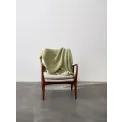 Plaid Nordic knit melange 130x170cm green - 3