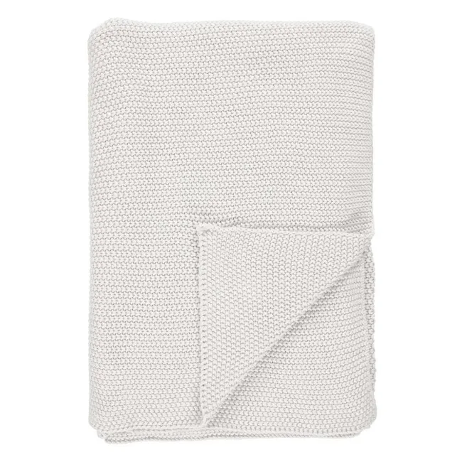 Pled Nordic Knit 130x170cm złamana biel