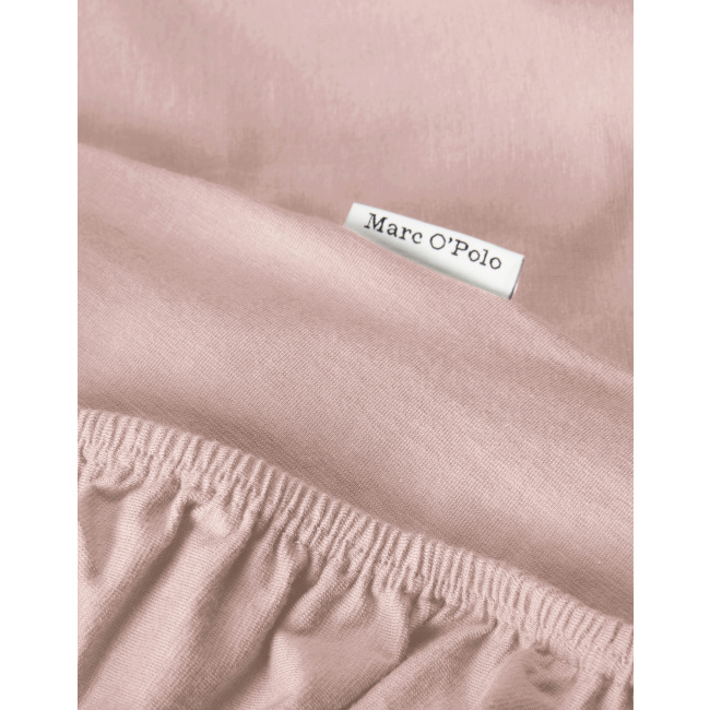 Sheet Premium Organic Jersey 100x220cm powder pink