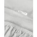 Sheet Premium Organic Jersey 100x220cm light grey
