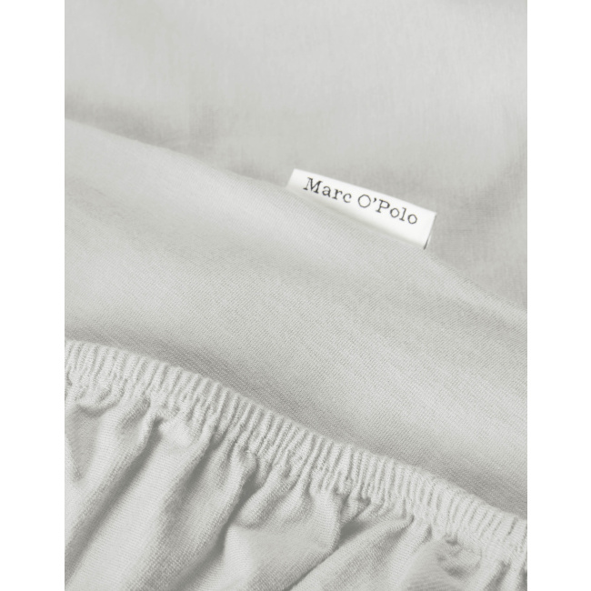 Sheet Premium Organic Jersey 100x220cm light grey