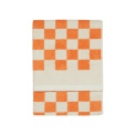 Towel Checker  70x140cm orange - 1