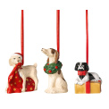 Set of 3 ornaments Nostalgic Ornaments dogs - 1