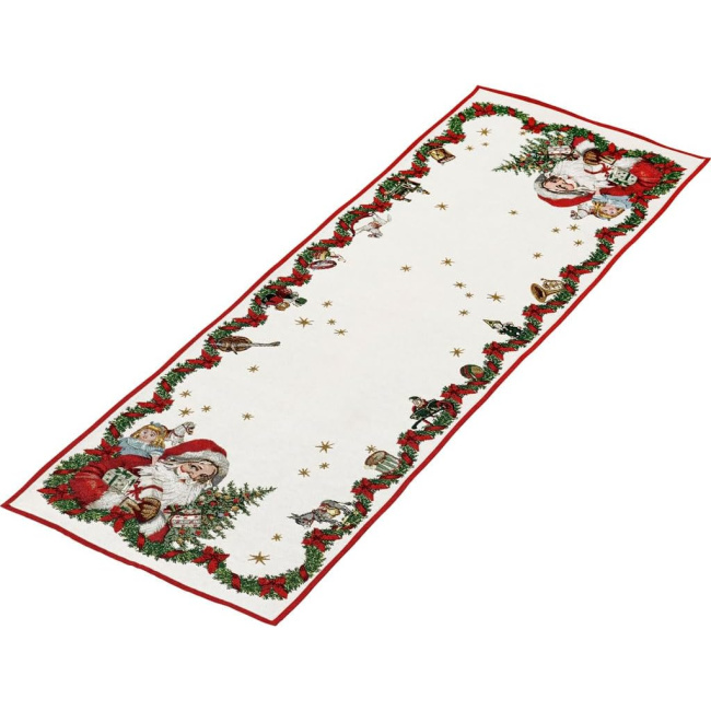 Table runner Toy's Fantasy 143x49cm Santa Claus