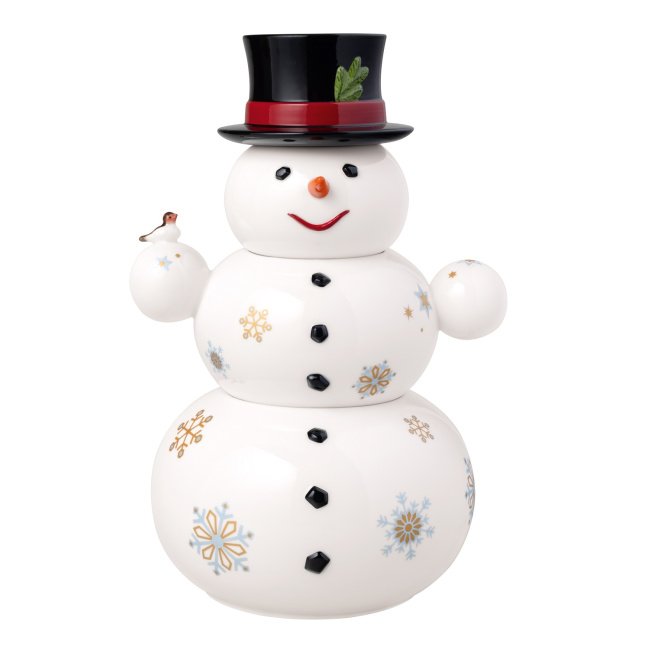 Container Christmas Toys Memory 31x20cm snowman - 1