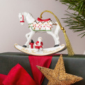 Ornament Christmas Classics 10cm rocking horse - 2