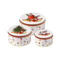 Set of 3 cookie tins Winter Collage Accessories  - 1