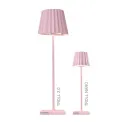 Lampa Troll Nano 1200mAh 1.6W 165lm 2200-3000K (akumulator + ładowarka) light pink - 2