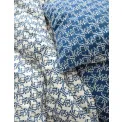 Bedding Monogram 160x200cm blue - 2