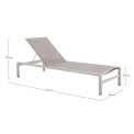 Garden sunbed Kolorado 195x78cm on wheels - 9