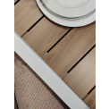 Garden table Bron 220-340x100cm extendable white - 2
