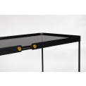 Coffee table Zeina 54x31x52cm S black - 2