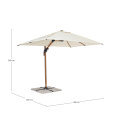 Parasol ogrodowy Orion 2x3x2,6m beżowy - 13