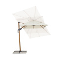 Garden umbrella Orion 2x3x2,6m beige - 8