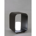 Lantern Led Ridley 25x26x35cm rechargeable anthracite - 3