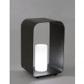 Lantern Led Ridley 25x28x45cm rechargeable anthracite - 5