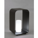 Lantern Led Ridley 25x28x45cm rechargeable anthracite - 3