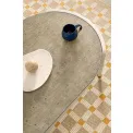 Decorative ball 7cm marble beige  - 3