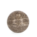 Decorative ball 7cm marble brown - 1