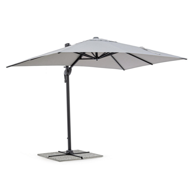 Garden umbrella Ibiza 2x3x2,47m light grey - 1