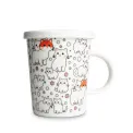 Mug with infuser Cats 300ml - 1
