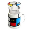 Mug with infuser Cat 300ml - 2
