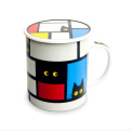 Mug with infuser Cat 300ml - 1