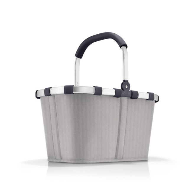 Basket Carrybag 22l herringbone grey