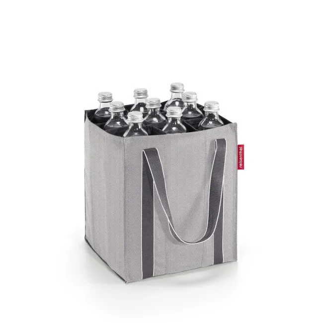 Bottlebag herringbone grey