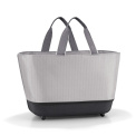 Shoppingbasket 22l herringbone grey - 1