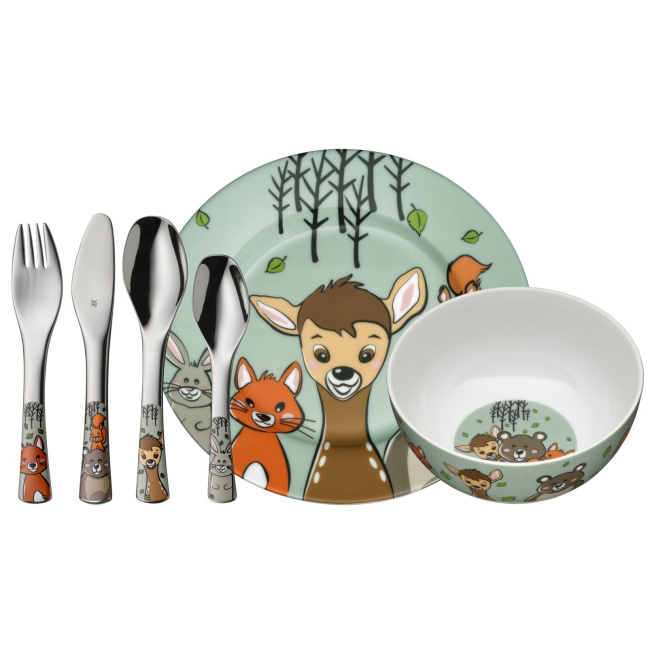 Tableware set for child Forest Friend 6 elements