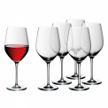 Set of 6 Easy Plus Red Wine Glasses 630ml - 1