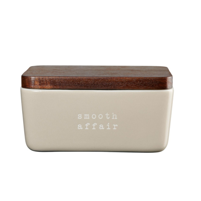 Butter dish Hey! 15x10x7,8cm smooth affair