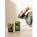 Carafe Juna 1,3l with glass grey - 2