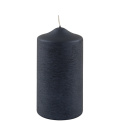 Candle 15x8cm navy blue - 1