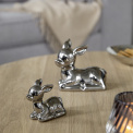 Figurine deer Carino 8,8cm silver - 2